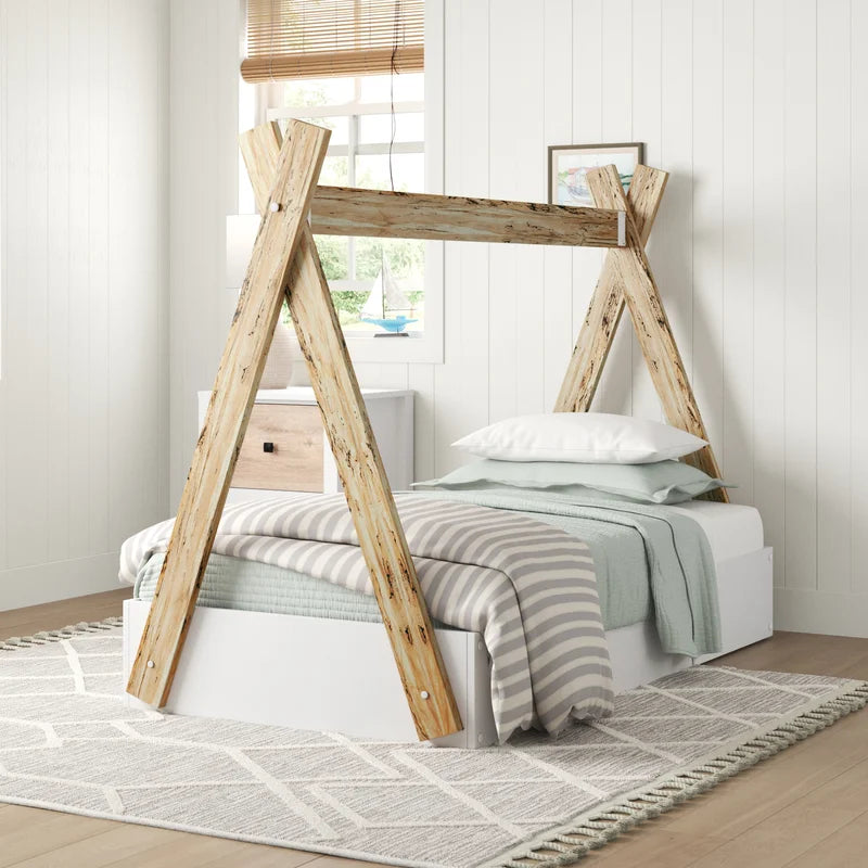 Single Bed: Latest Wooden Bed