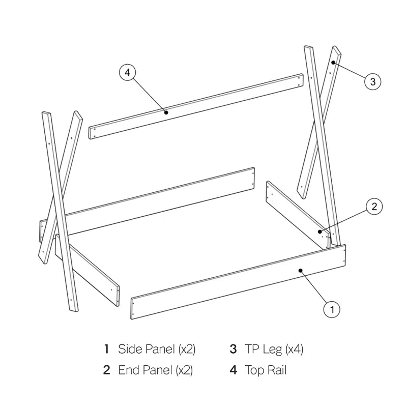 Single Bed: Latest Wooden Bed