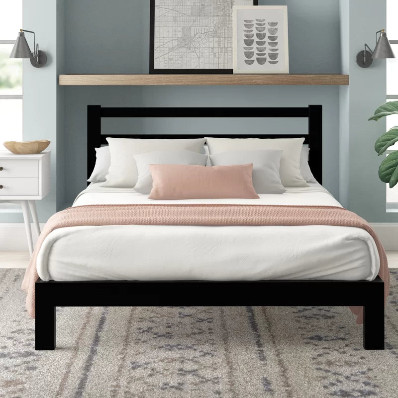 Single Bed: Metal Modern Bed