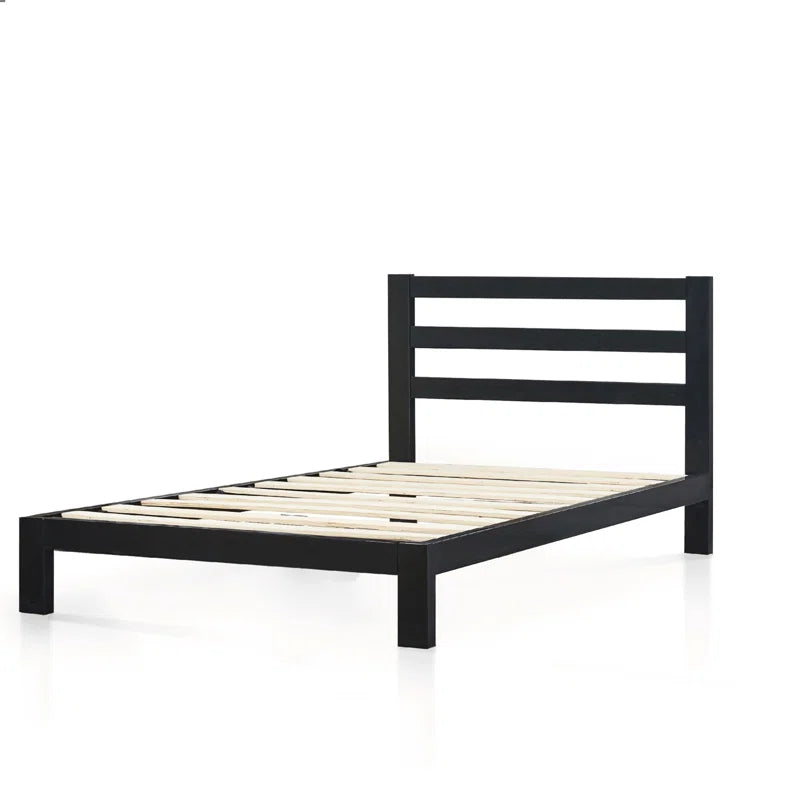 Single Bed: Metal Modern Bed