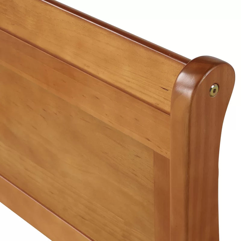 Single Bed: Oak Modern Bed