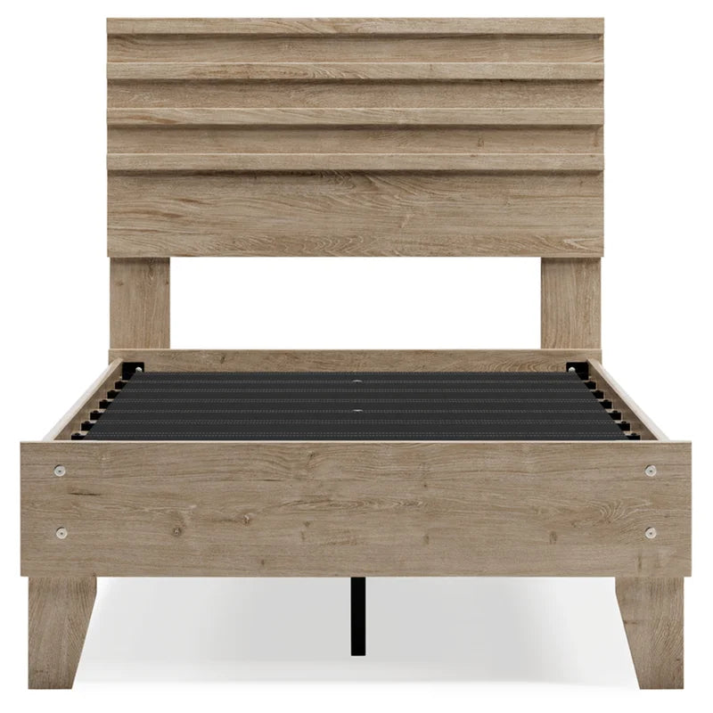 Single Bed: Platform Modern Bed