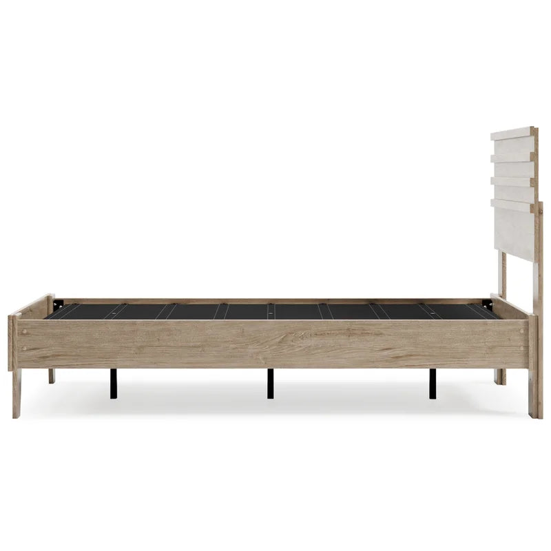Single Bed: Platform Modern Bed