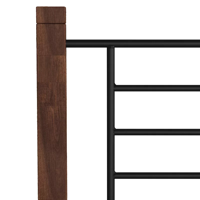 Single Bed: Simple Wooden Bed