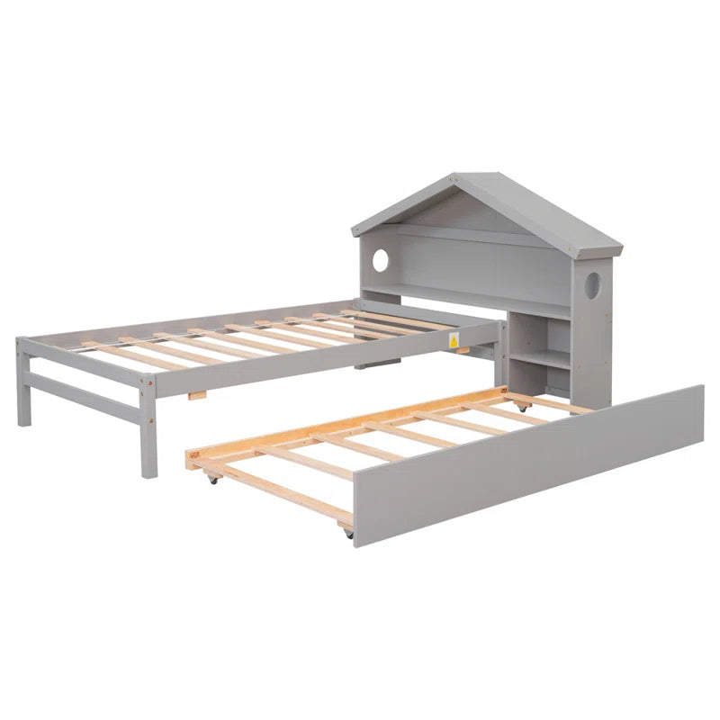 Single Bed: Storage Bed with Trundle