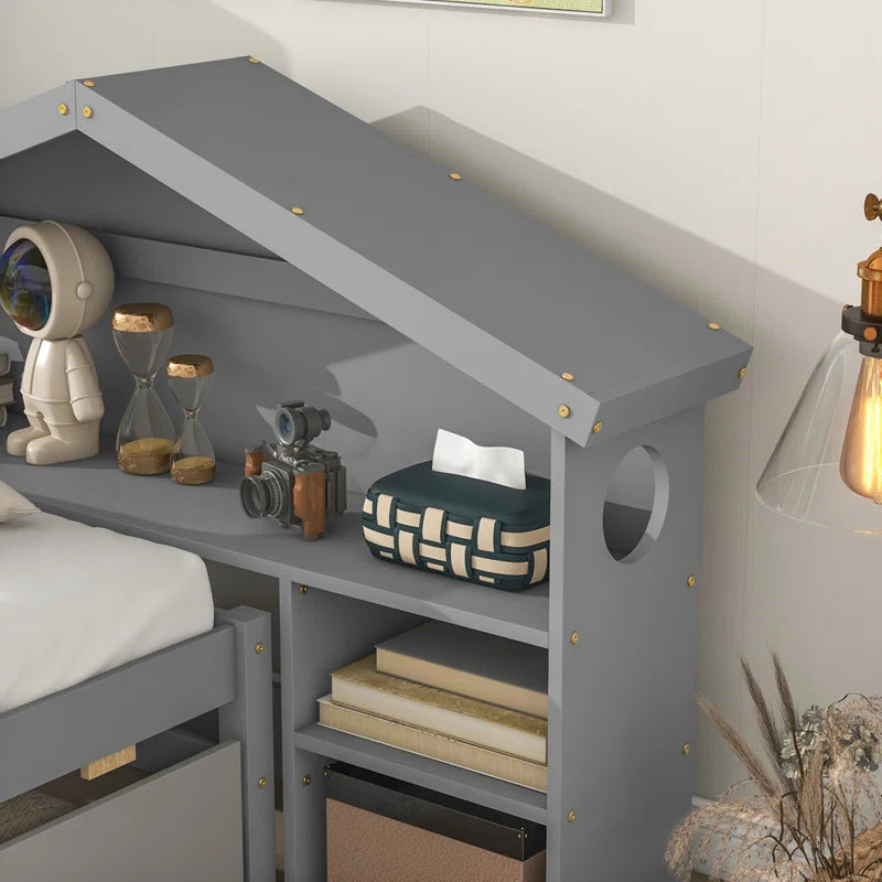 Single Bed: Storage Bed with Trundle