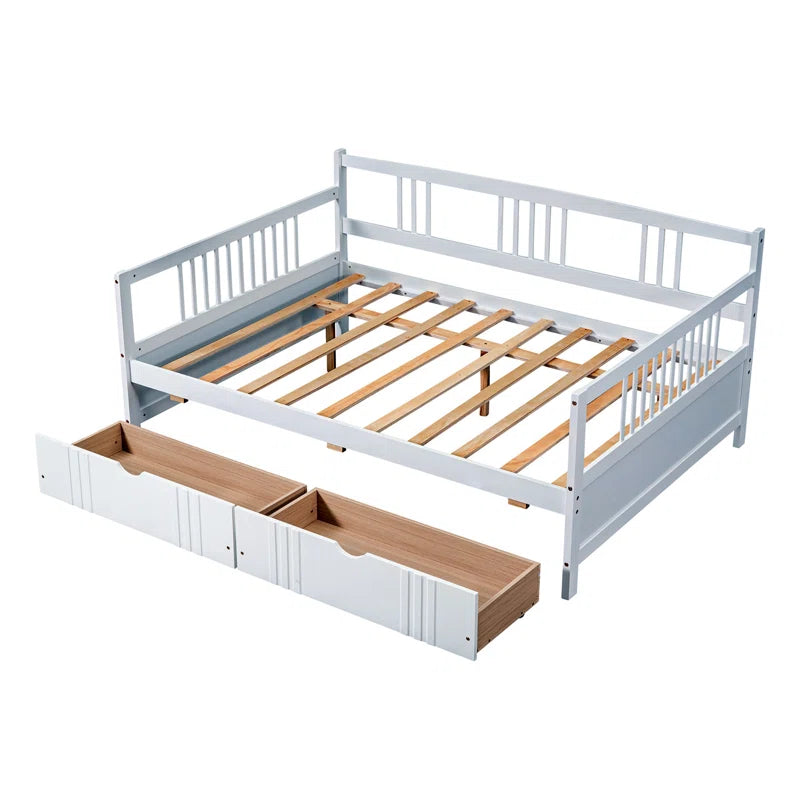 Single Bed: White Storage Bed