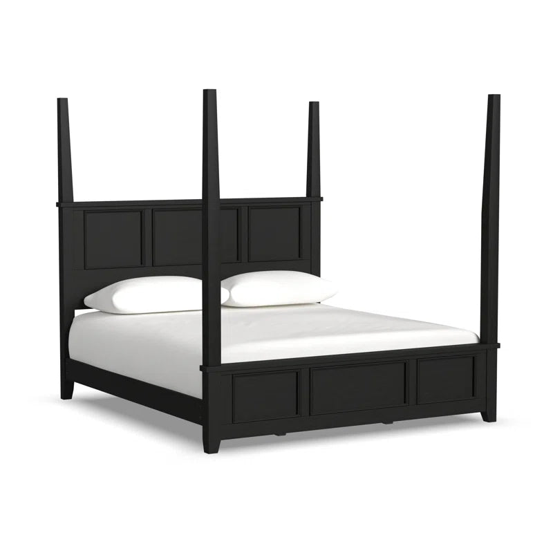 Poster Bed: Wooden Frame Bed