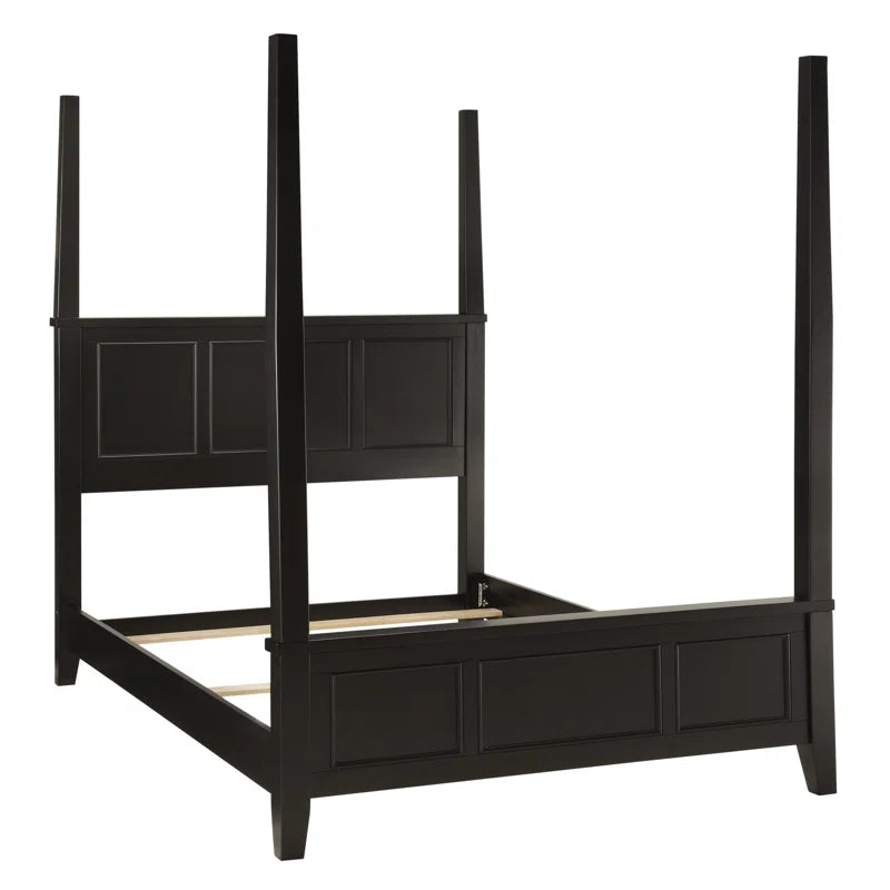 Poster Bed: Wooden Frame Bed