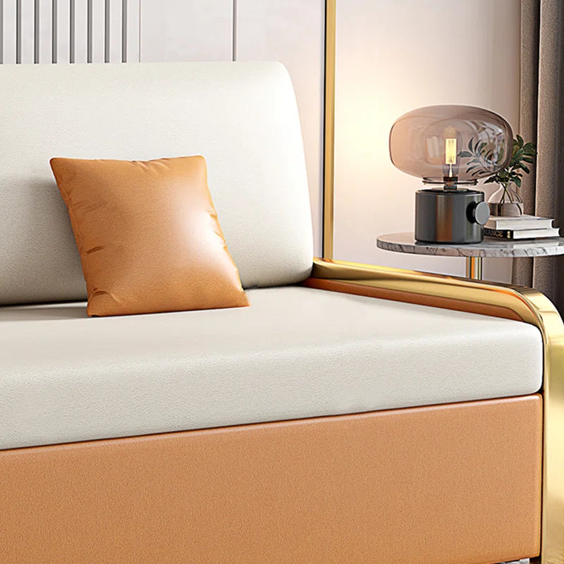 Sofa Bed: 41.33'' Upholstered Sleeper Sofa Cum Bed