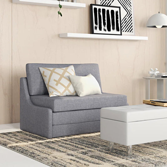 Sofa Bed: 43.31'' Upholstered Sleeper Sofa Cum Bed