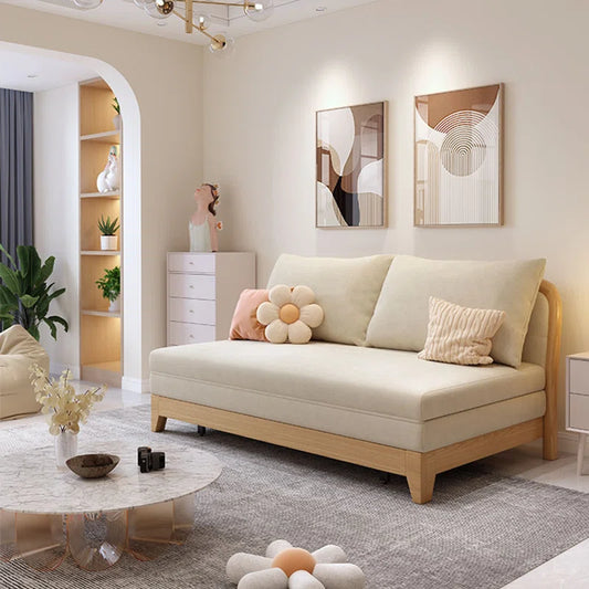 Sofa Bed: 47.24'' Upholstered Sleeper Sofa Cum Bed