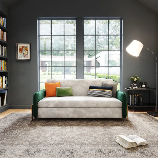 Sofa Bed: 67'' Upholstered Sofa Cum Bed