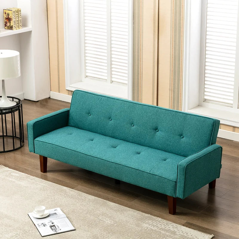 Sofa Bed: 75'' Upholstered Sleeper Sofa Cum Bed