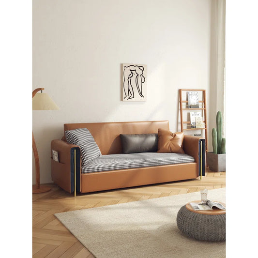 Sofa Bed: 81.9'' Upholstered Sofa Cum Bed