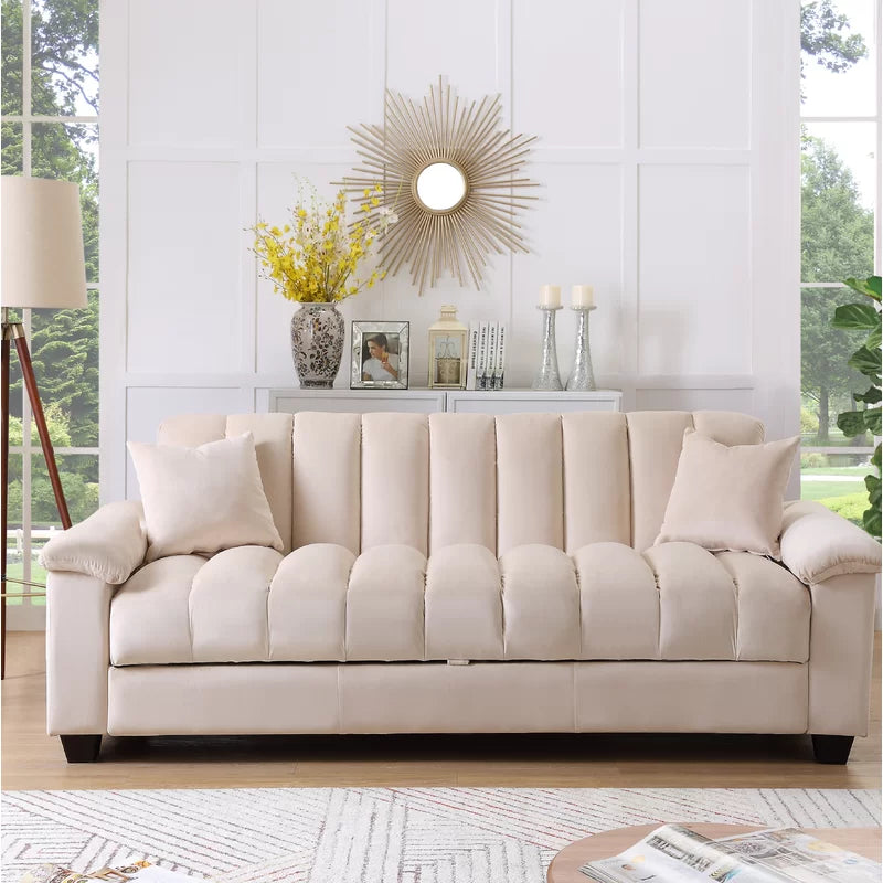 Sofa Bed: 83'' Sofa Cum Bed Velvet