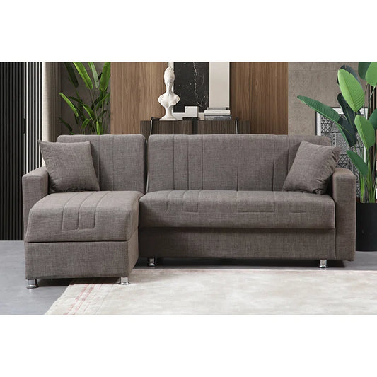 Sofa Bed: Fabric L Shape Sofa Cum Bed