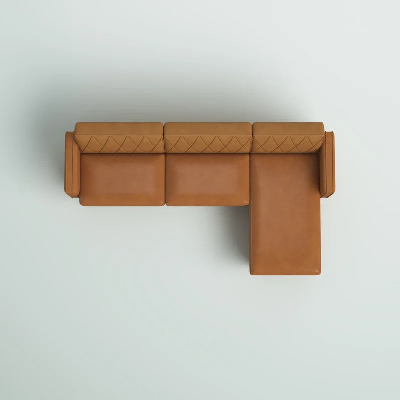 Sofa Bed: Leather Sectional L Shape Sofa Cum Bed