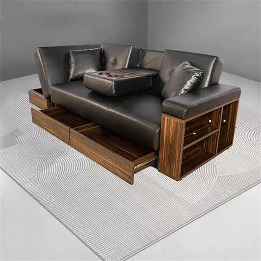 Sofa Bed: Leather Sectional Sofa Cum Bed