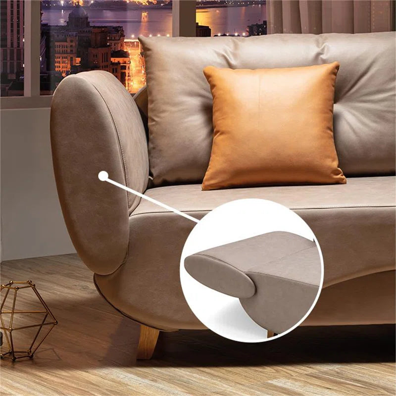 Sofa Bed: Upholstered Chaise Lounge Sofa Cum Bed