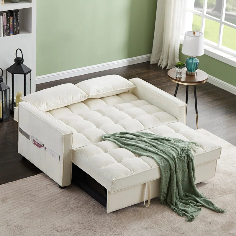 Sofa Cum Bed: 58.26'' Upholstered Sofa Bed