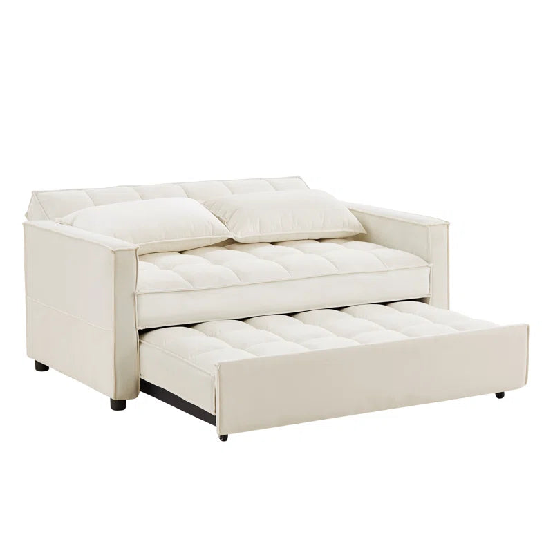 Sofa Cum Bed: 58.26'' Upholstered Sofa Bed