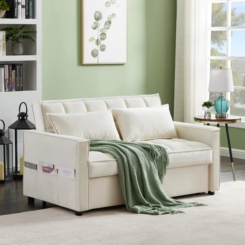 Sofa Cum Bed: 58.26'' Upholstered Sofa Bed