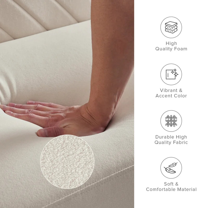 Sofa Cum Bed: 77.5'' Upholstered Convertible Sofa Bed