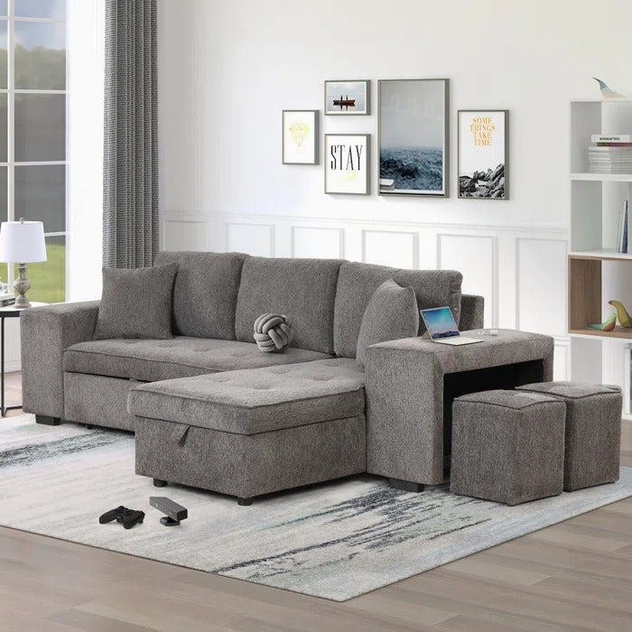 Sofa Cum Bed: Classic and Fashionable L Shape Sofa Cum Bed