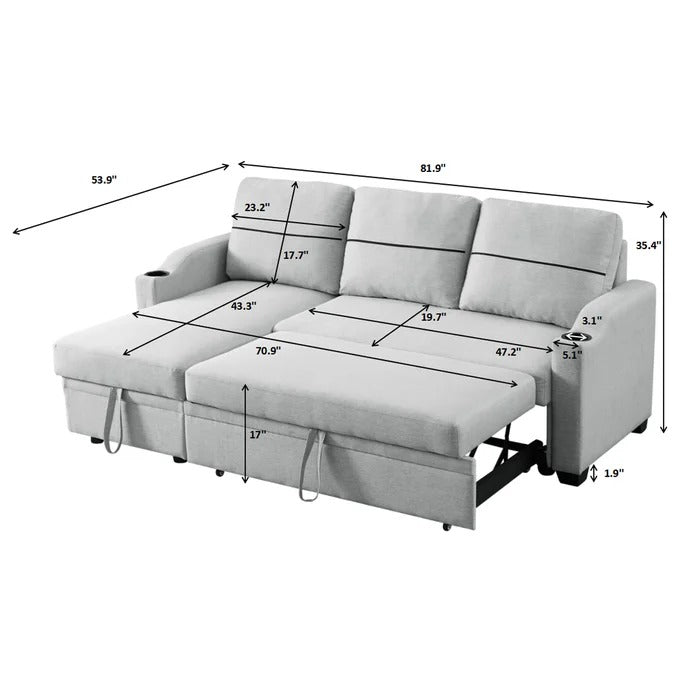 Sofa Cum Bed: Contemporary Convertible Sofa