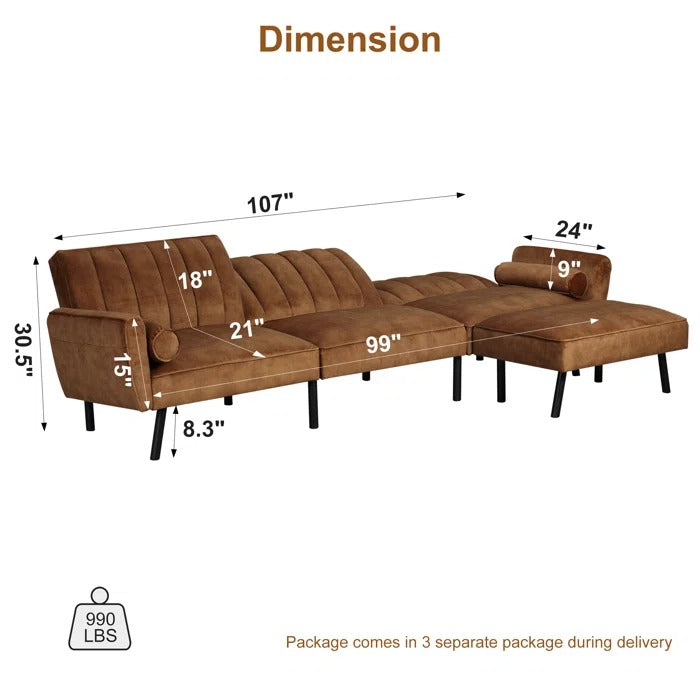 Sofa Cum Bed: Contemporary glam Sofa Cum Bed