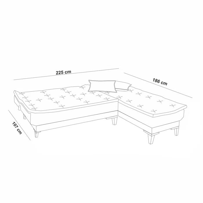 Sofa Cum Bed: Corner sofa Cum Bed
