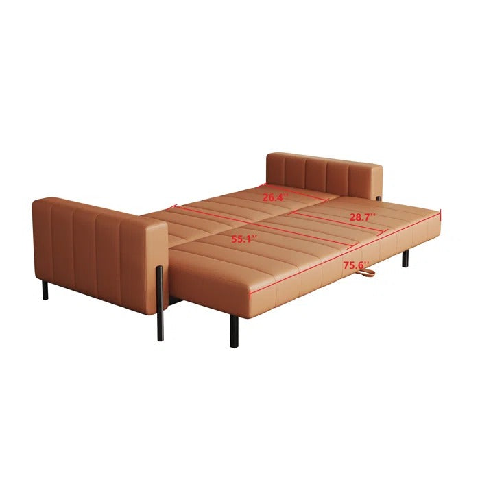Sofa Cum Bed: Luxury Style Leather Sofa Bed