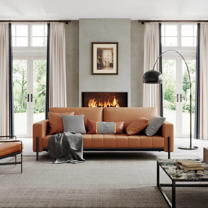 Sofa Cum Bed: Luxury Style Leather Sofa Bed