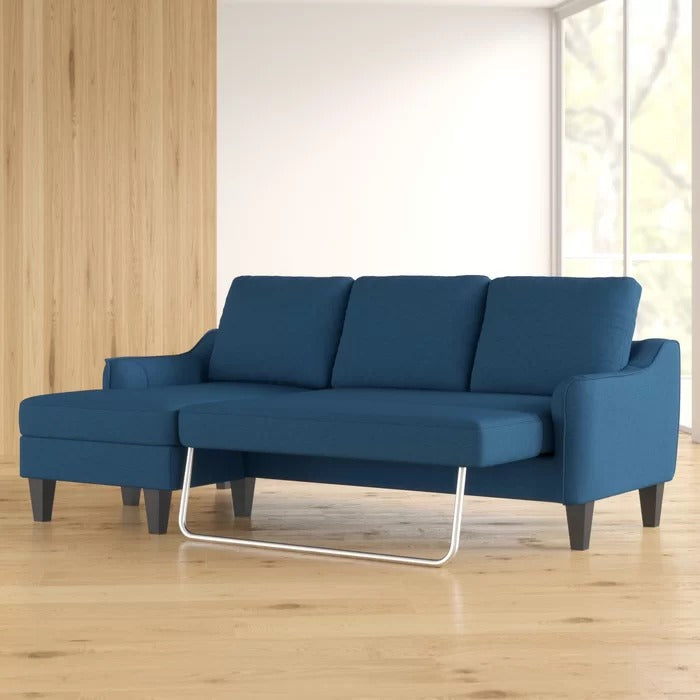 Sofa Cum Bed: Wide Left Hand Facing Sleeper Sofa & Chaise