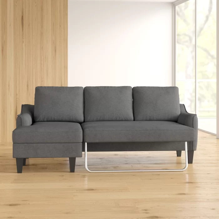 Sofa Cum Bed: Wide Left Hand Facing Sleeper Sofa & Chaise