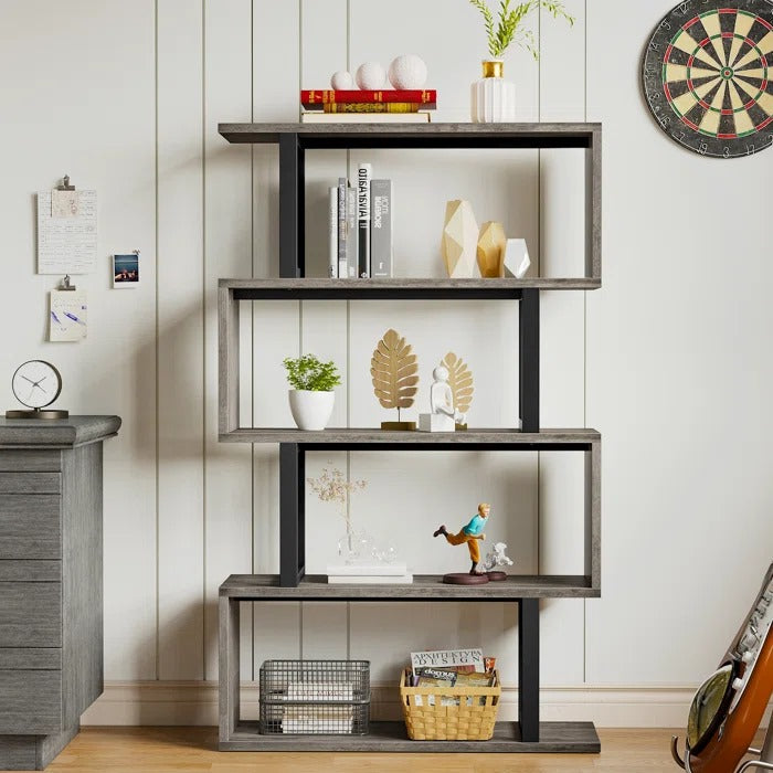 Bookshelf: Steel Geometric Bookcase