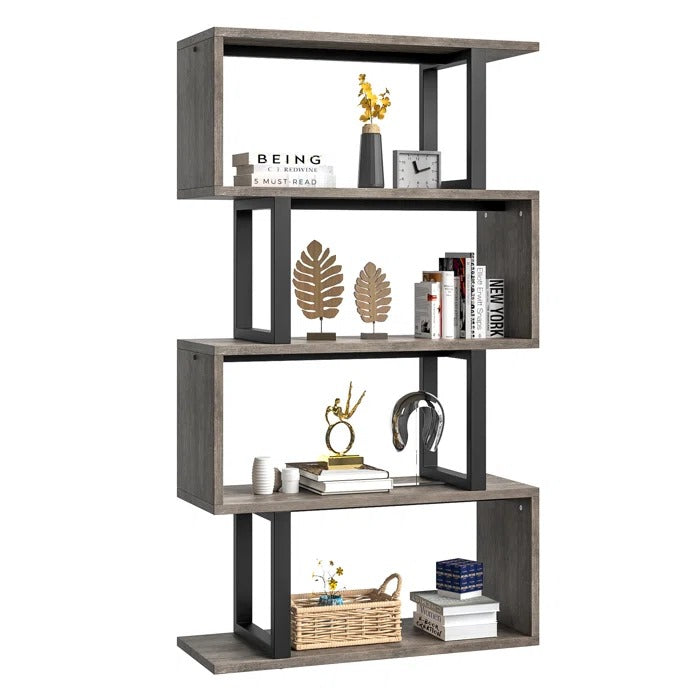 Bookshelf: Steel Geometric Bookcase