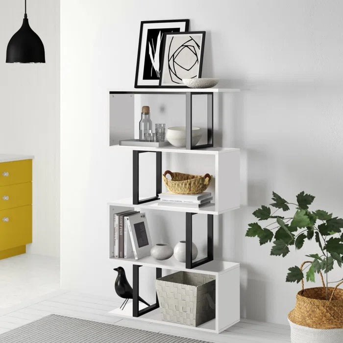 Bookshelf: Steel Geometric Bookcase
