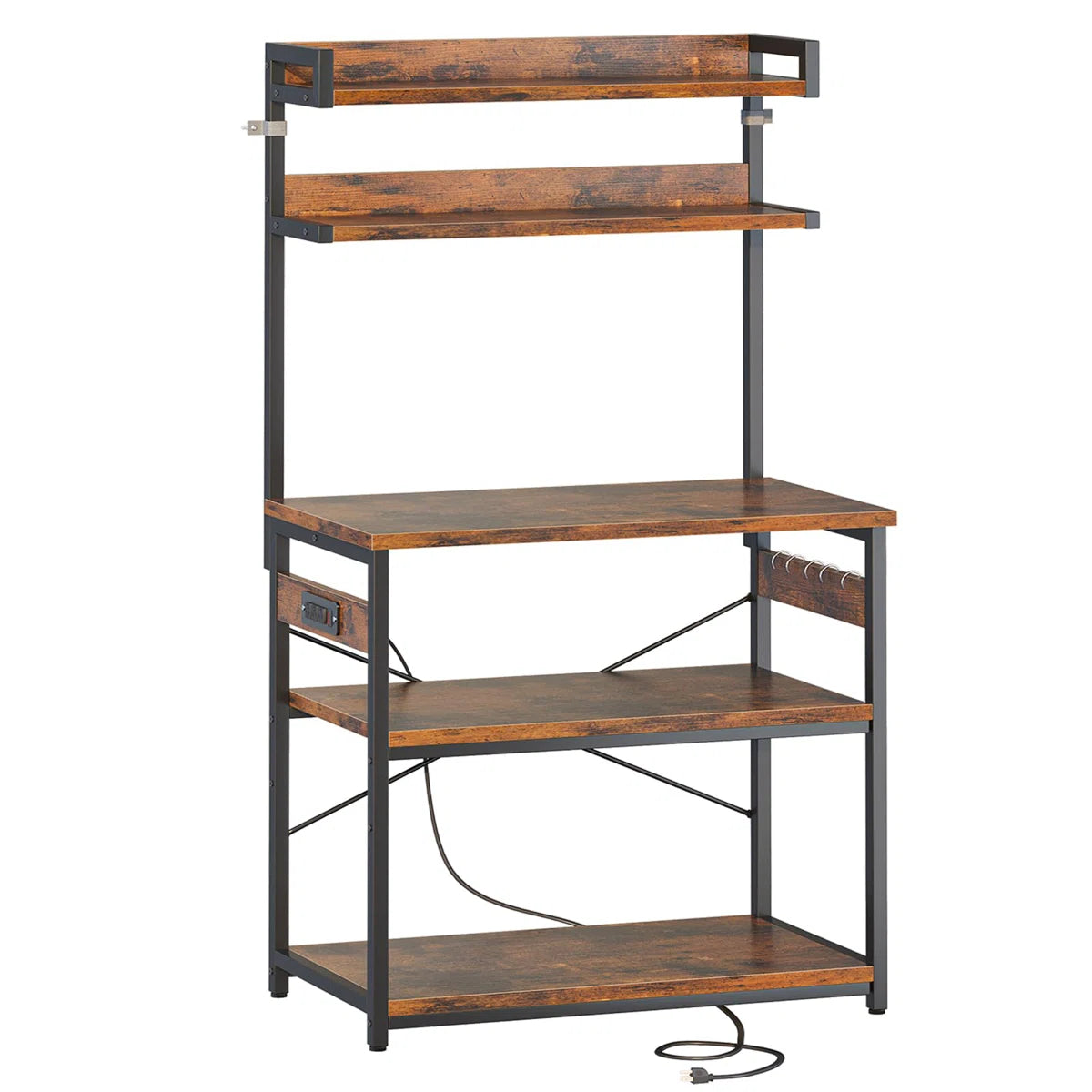 Kitchen Rack: Steel Standard Baker's Rack with Microwave Compatibility