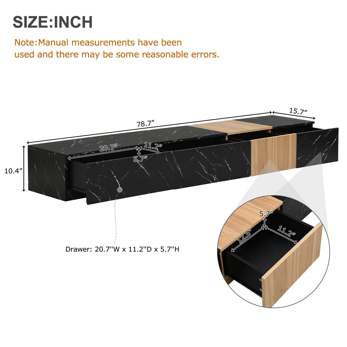 tv panel: Modern tv panel with Wood Grain Finish and 4 Drawers, Fits Up to 88" TVs