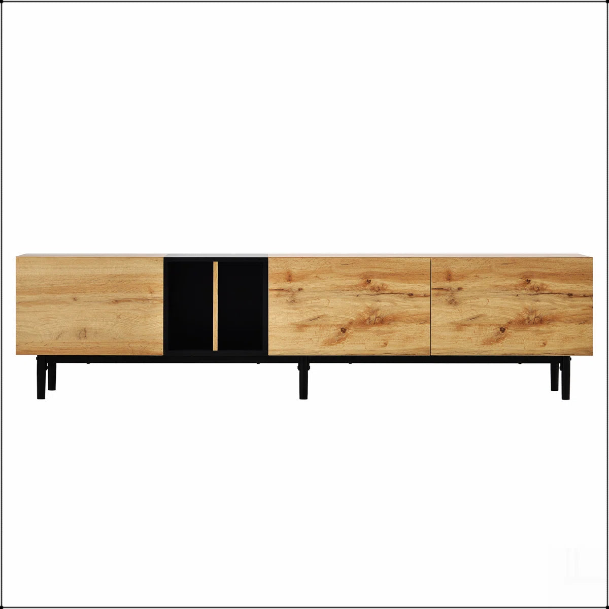 tv panel: tv panel for 80’’TV with 3 Doors, Media Console Table, Entertainment Center with Storage Cabinet