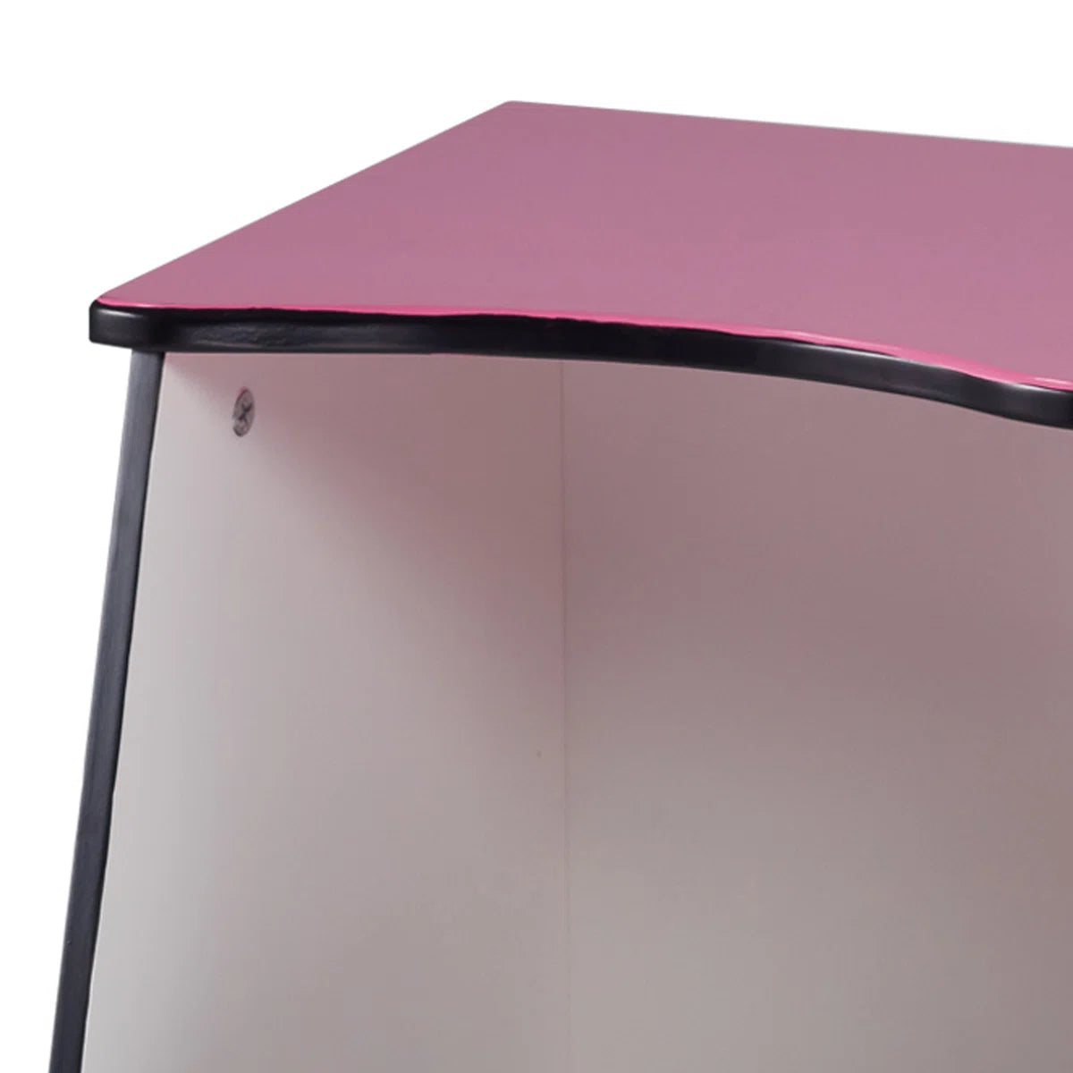 Kids Toy Storage Unit – Leopard Print Cubby in Brown, Red & Pink