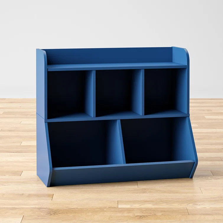 Kids Toy Storage Unit – Multi-Cubby Wooden Organiser with Raised Top & Spacious Storage