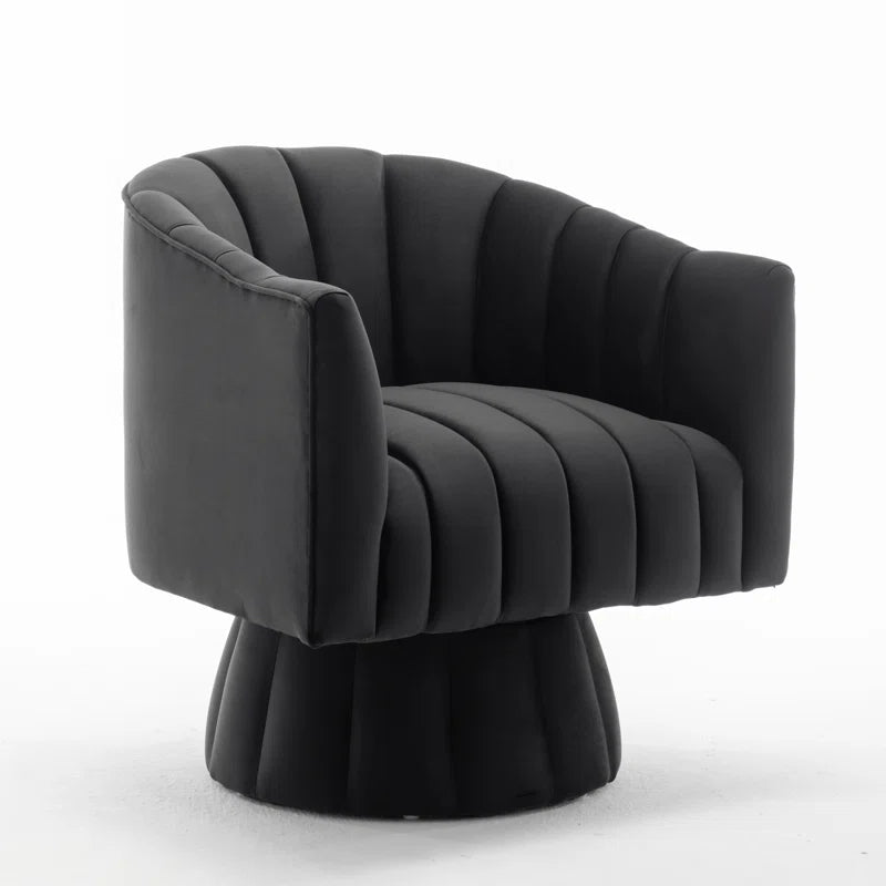 Luxury Sofa Sets: Modern Velvet 3-Piece Sofa Set with Swivel Chairs & Gold Legs