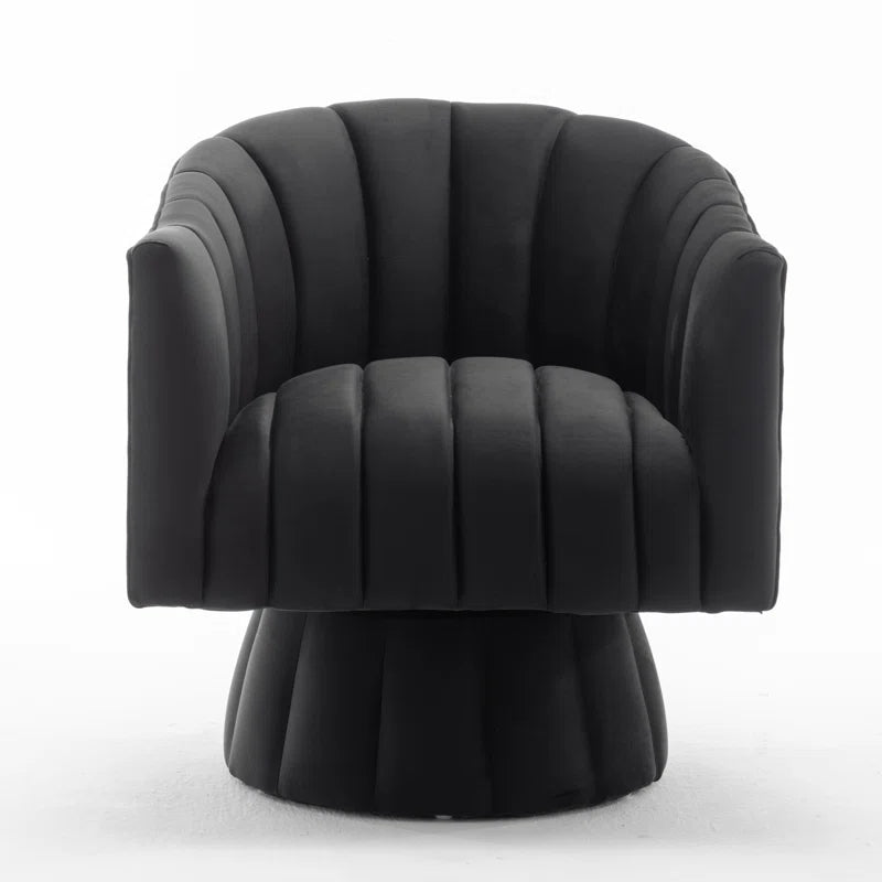 Luxury Sofa Sets: Modern Velvet 3-Piece Sofa Set with Swivel Chairs & Gold Legs