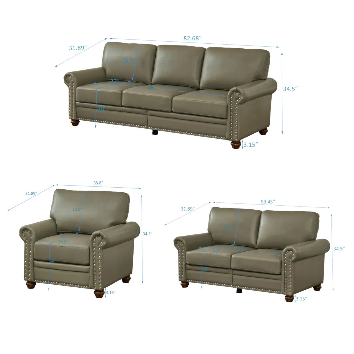 7 Seater Sofa Set: Sectional Sofa with Storage and Modern Construction for Comfortable Living