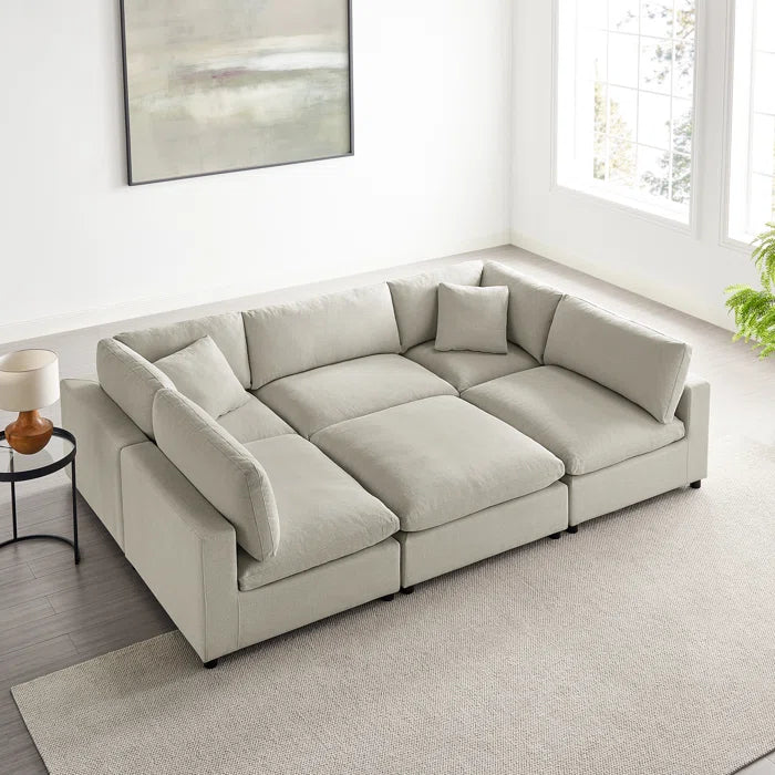 7 Seater Sofa Set: 6-Piece Nest | Stylish 7 Seater Sofa Set