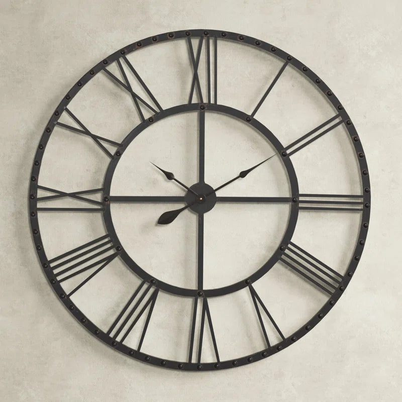 Wall Decor: Metal Wall Clock