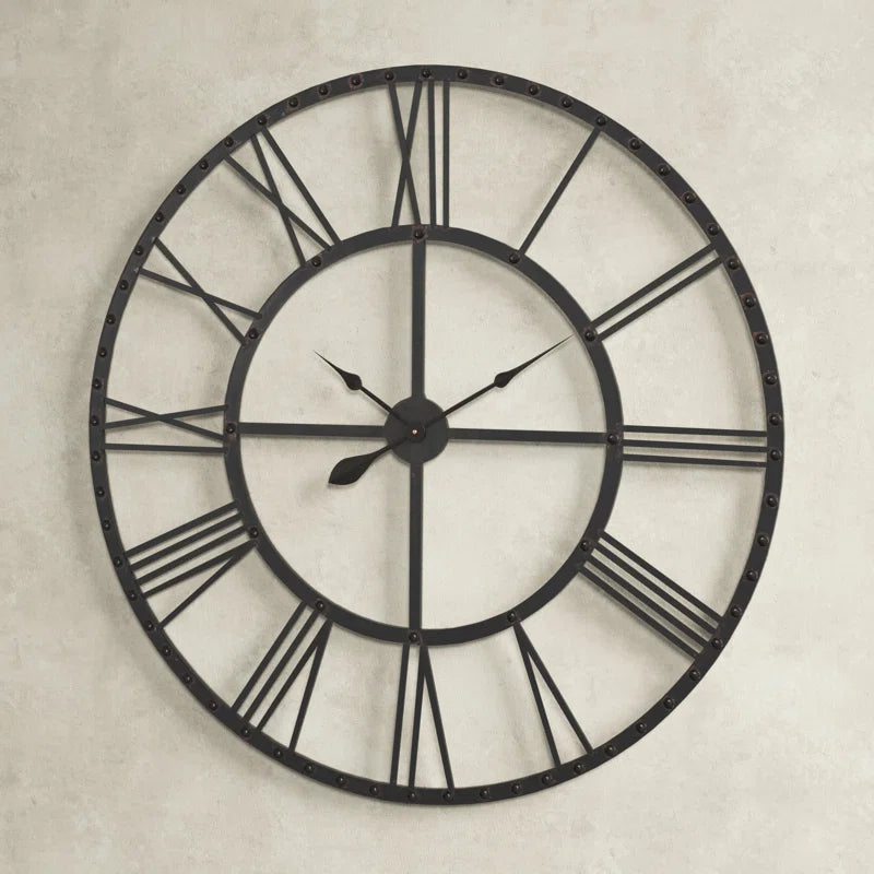 Wall Decor: Metal Wall Clock